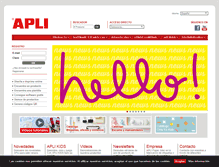 Tablet Screenshot of apli.com